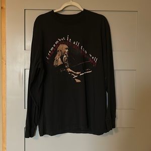 taylor swift all too well black long sleeve